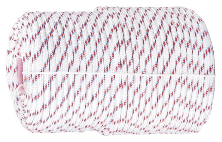 Фал плетёный полипропиленовый с сердечником, 8 мм, L 100 м, 16-прядный