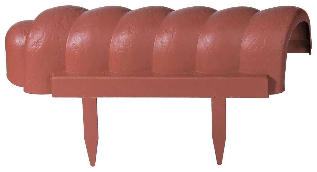 Бордюр "Волна", 7 х 350 см, терракот  Palisad