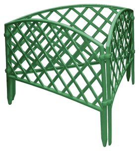 Забор декоративный "Сетка", 24 х 320 см, зеленый Palisad