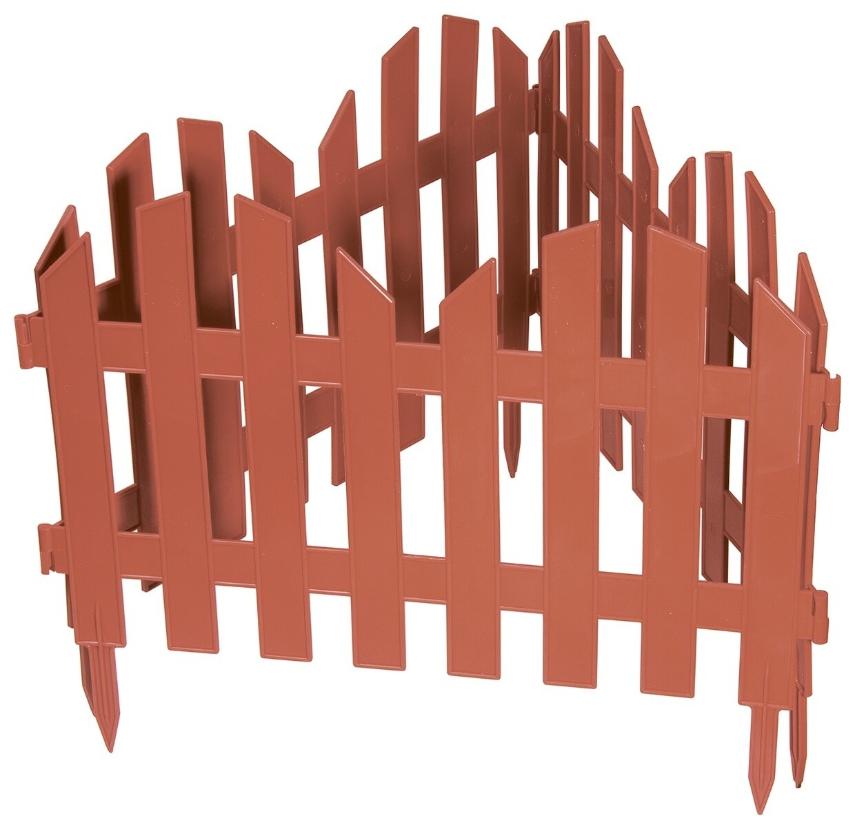 Забор декоративный Романтика, 28 х 300 см, терракот Palisad
