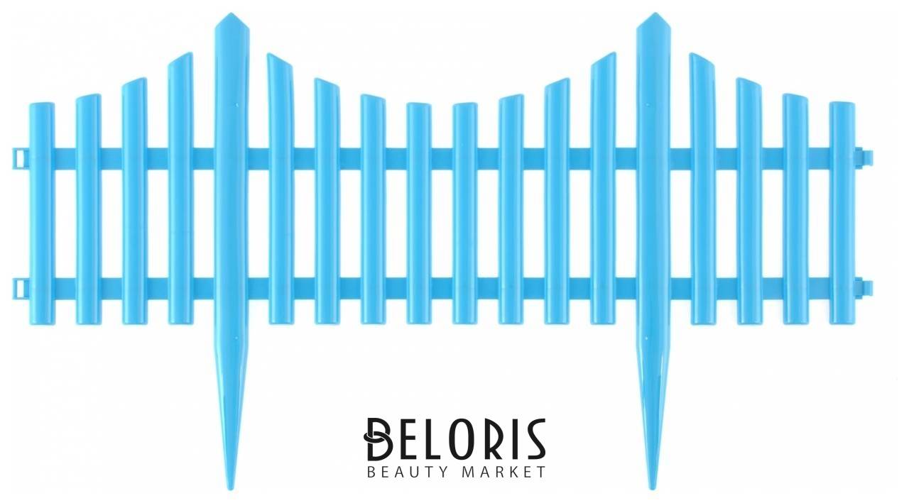 Забор декоративный Гибкий, 24 х 300 см, голубой Palisad