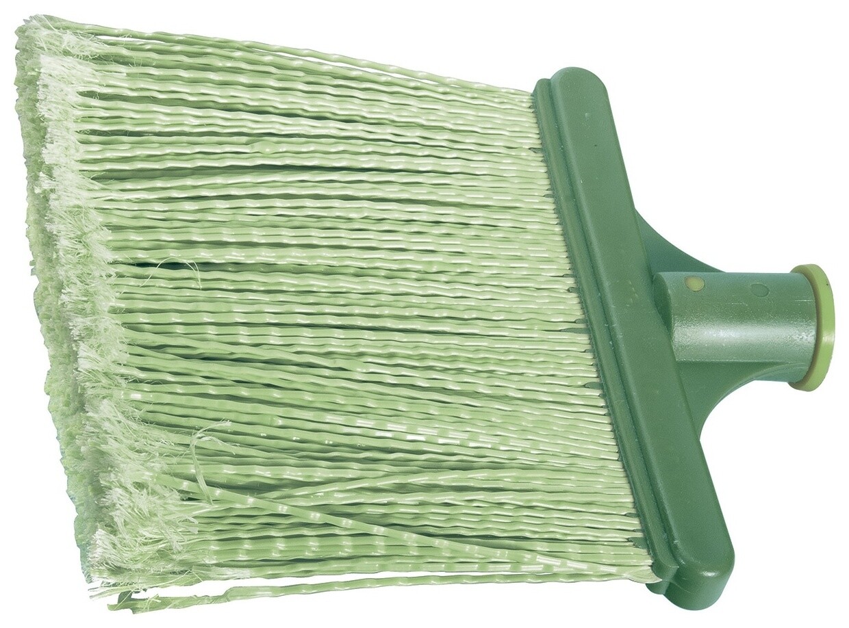 Метла полипропиленовая, 270 х 260 мм, плоская распушенная, без черенка  Сибртех
