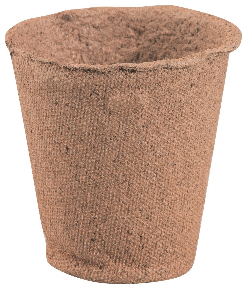 Горшочек для рассады, 80 х 80 мм, торфяной, 5 шт Russia