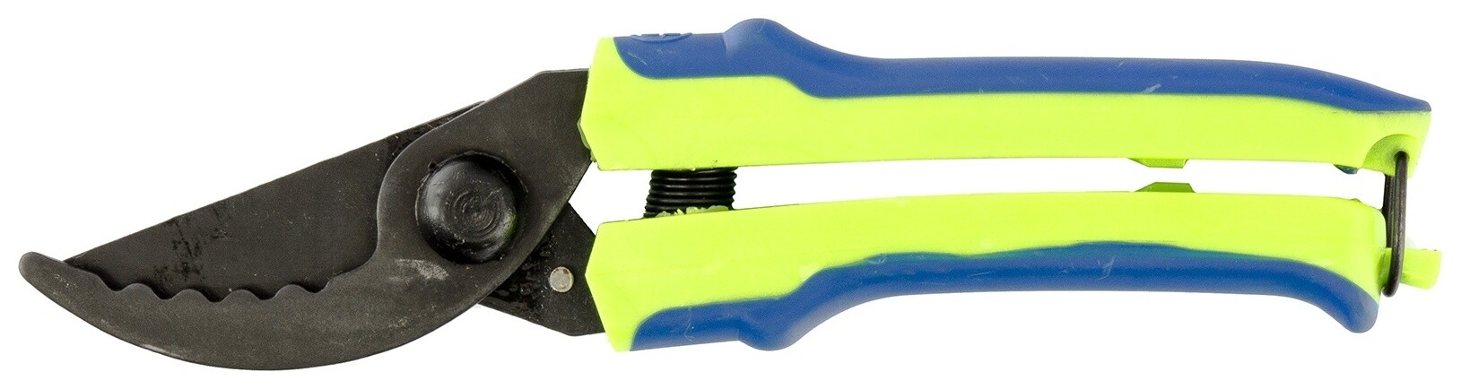 Секатор прямого реза, 220 мм, зубчатый, пластиковые рукоятки, горизонт  Сибртех