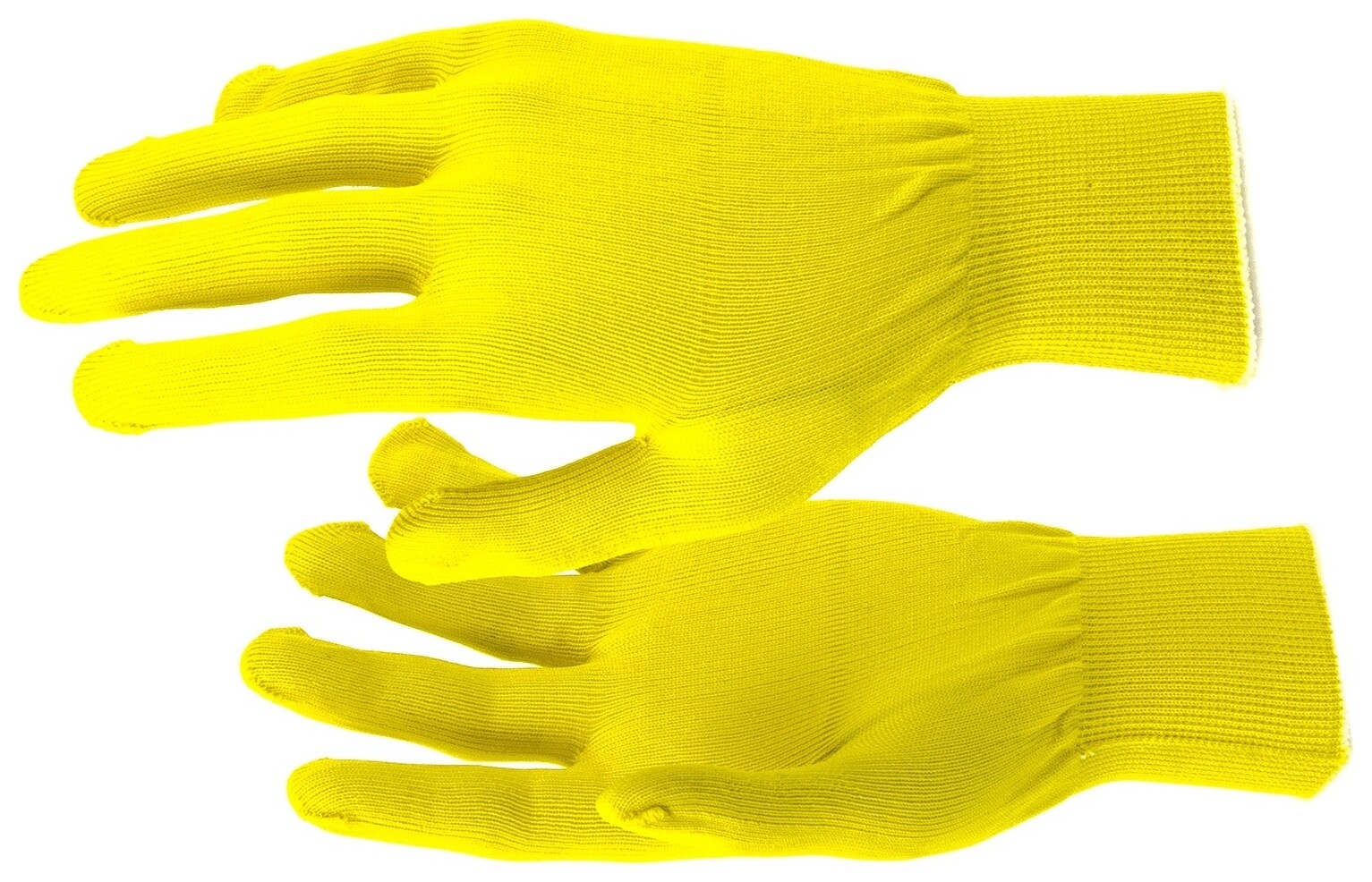 Перчатки нейлон, 13 класс, цвет лимон, L россия Russia