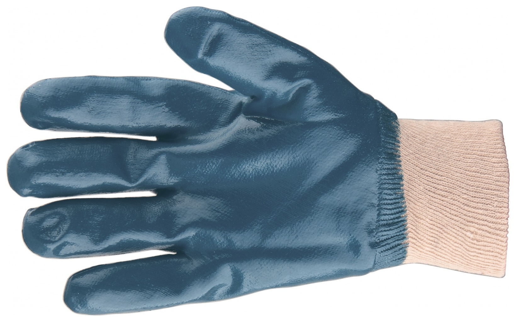 Перчатки трикотажные с обливом из бутадиен-нитрильного каучука, манжет, L