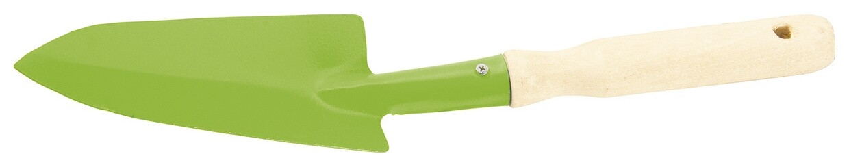 Совок посадочный узкий, 65 х 345 мм, стальной, деревянная рукоятка, агроном  Сибртех