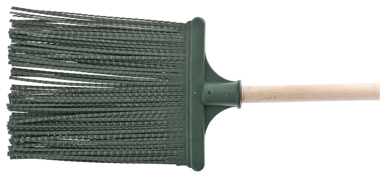 Метла полипропиленовая, 230 х 250 х 1490 мм, плоская, деревянный черенок