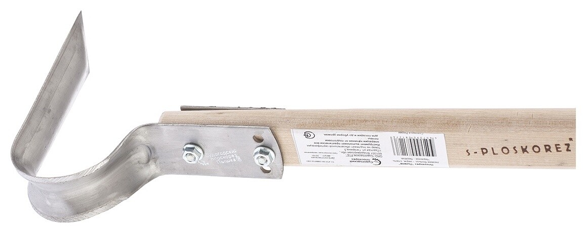 Плоскорез "Пышка" большой, 170 х 1400 мм, деревянный черенок, судогда  Russia