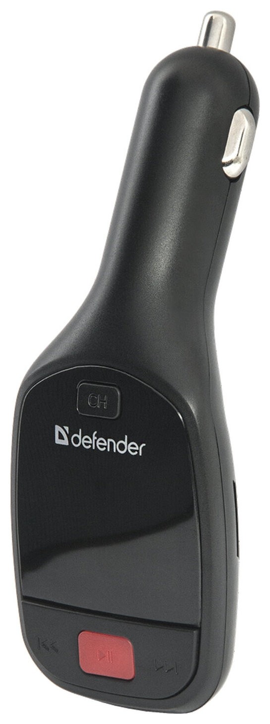 Fm-трансмиттер Defender Rt-tone, USB 2.0, SD, Micro SD, черный, 68007