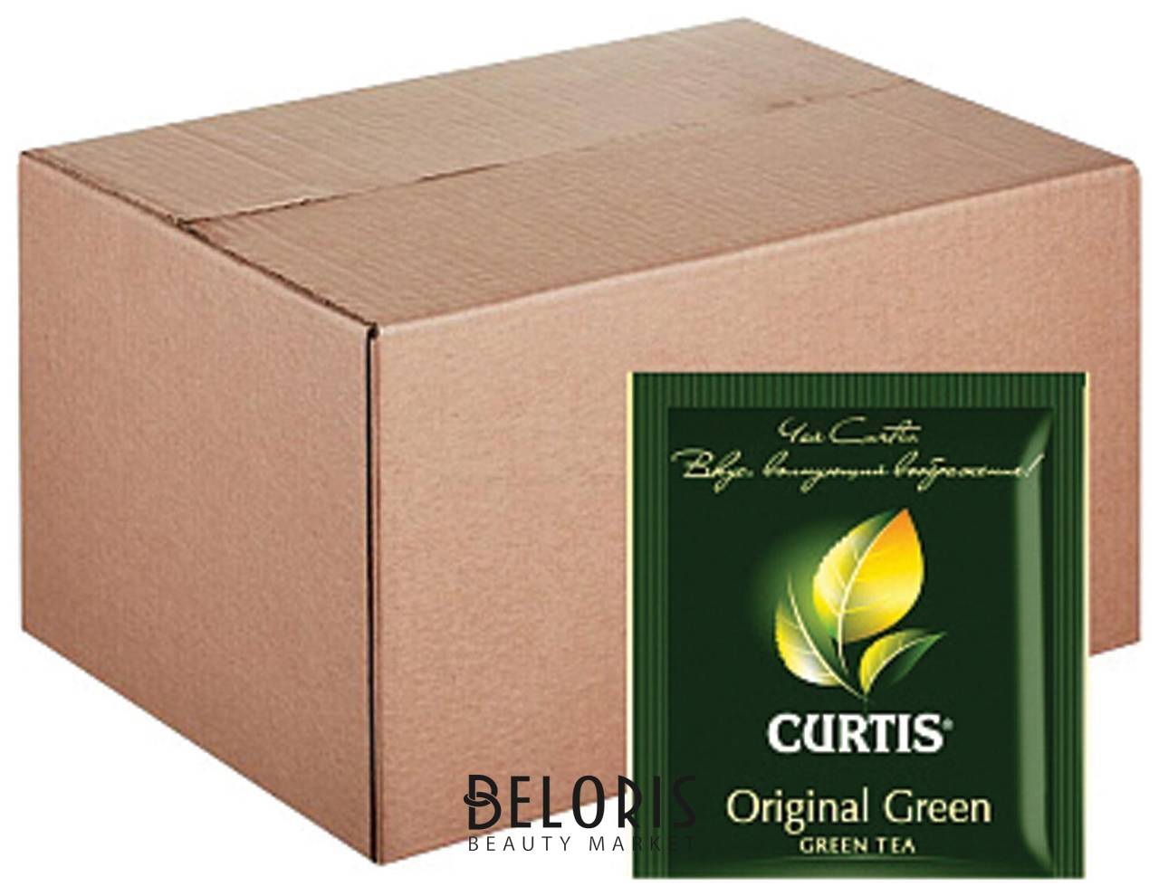 Чай Curtis Original Green, зеленый, 200 пакетиков в конвертах по 2 г, 510917 Curtis
