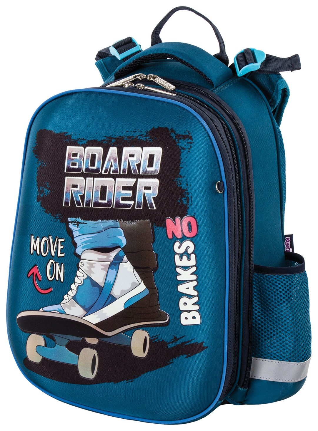 

Ранец юнландия Extra, с дополнительным объемом, "Skateboard", , 229931, Синий