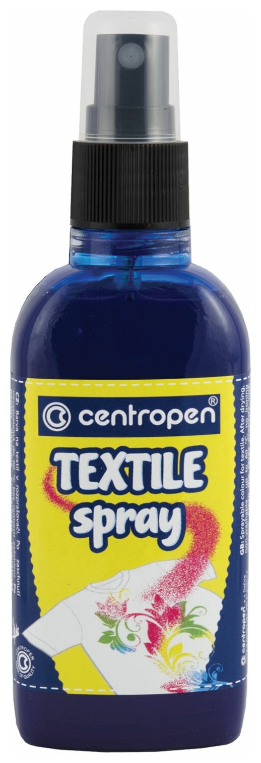 

Краска-спрей для ткани и одежды синяя Centropen "Textile Spray", 110 мл, 1139, 9 1139 0006