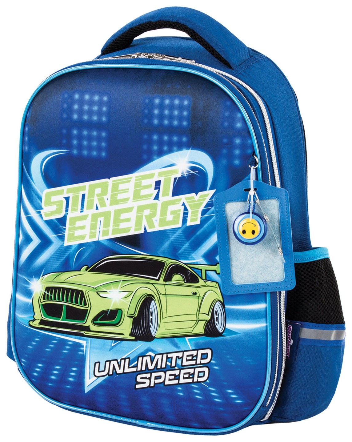 

Ранец юнландия Light, 2 отделения, "Street Energy", , 229914, Синий