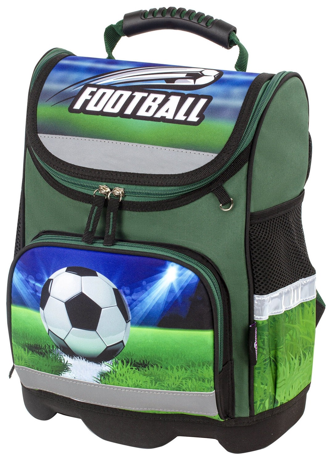 

Ранец юнландия Wise для начальной школы, "Play Football", , 229949, Зелёный