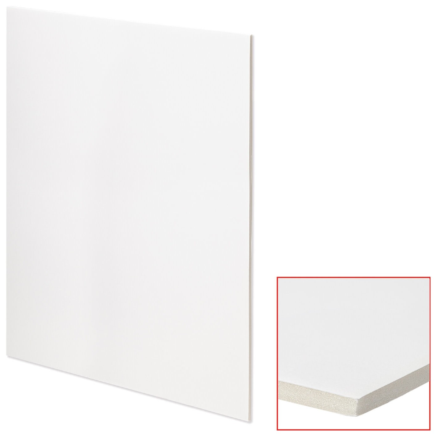Пенокартон матовый, 50х70 см, толщина 5 мм, белый, комплект 5 листов, Brauberg, 112471 Brauberg