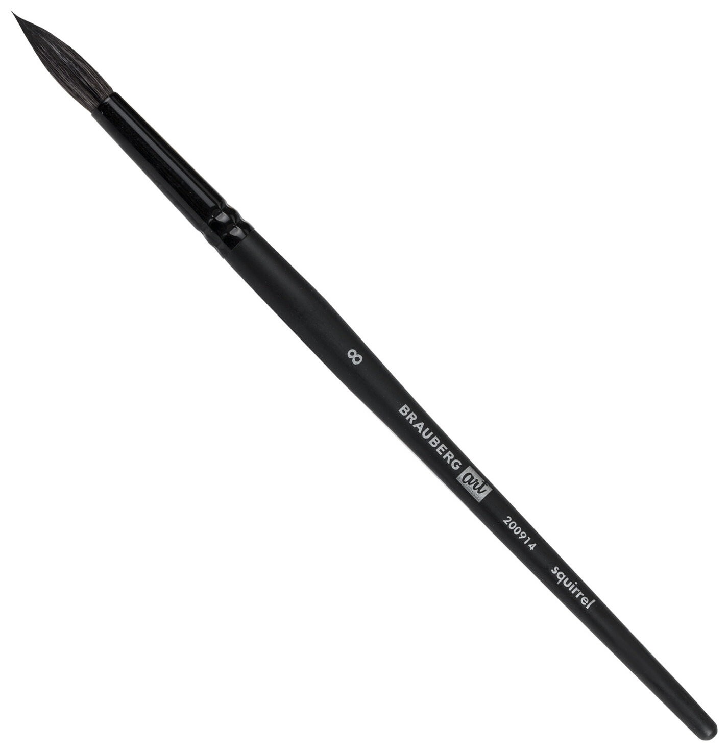 

Кисть художественная проф. Brauberg ART Classic, белка, круглая, № 8, короткая ручка, 200914