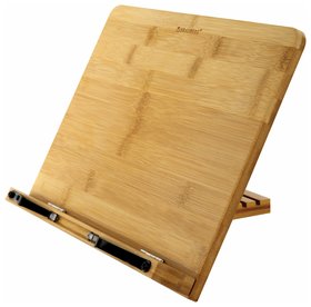 Подставка для книг и планшетов большая бамбуковая Brauberg, 34х24 см, регулируемый угол, 237896 Brauberg