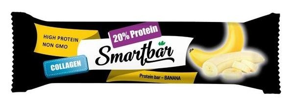 Батончик протеиновый Smartbar Protein банан в тёмной глазури, 20 %, 40 г