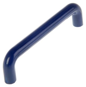 Ручка скоба Plastic 009, пластиковая, м/о 96 мм, синяя 
