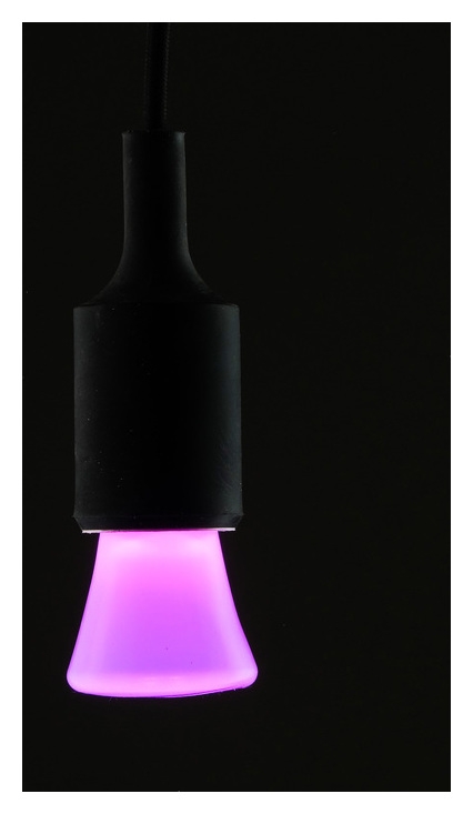 Лампа светодиодная декоративная Luazon «Фонарик», 5 SMD 2835, розовый свет