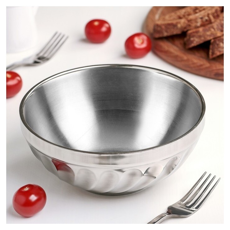 Миска «Кинриг», 800 мл, D=17,5 см, с двойными стенками  