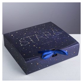 Коробка подарочная Stars, 31 х24,5 х9 см Дарите счастье