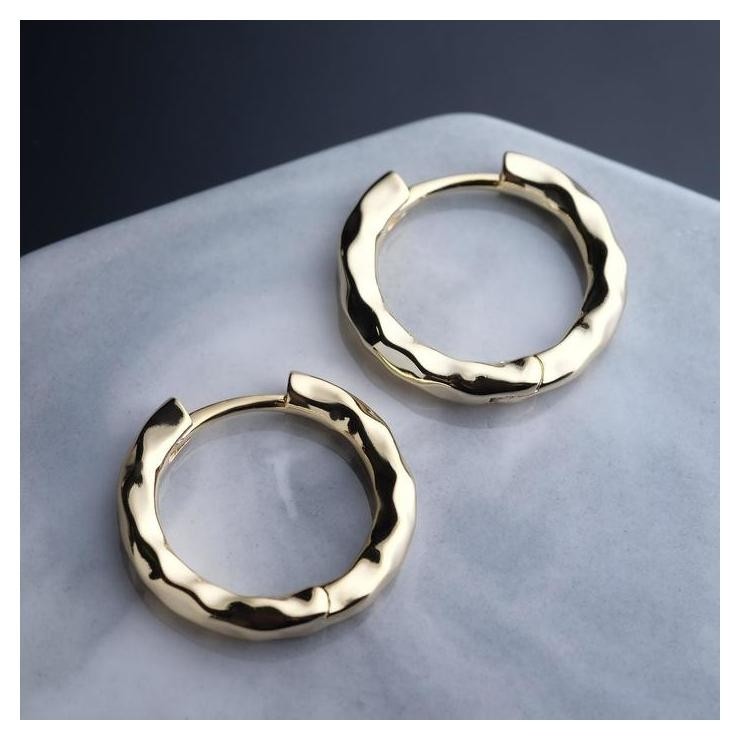 

Швензы-кольца родированные "Атмосфера" D=21мм, цвет золото