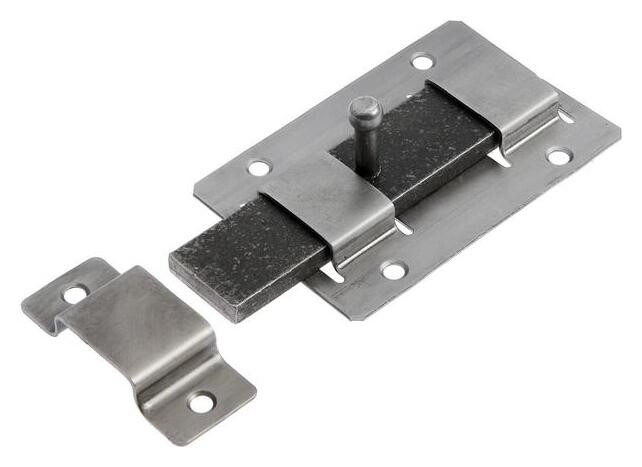 Задвижка дверная Tundra, зд-02, без покрытия, 1 шт. Tundra