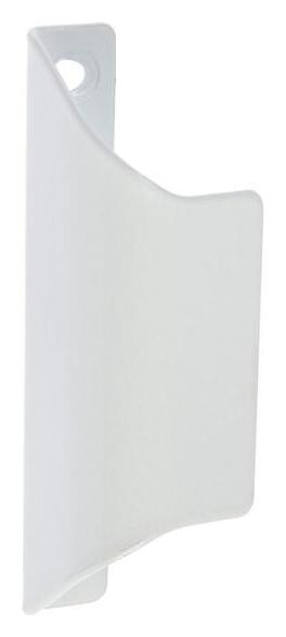 Балконная ручка ракушка 85 мм металл. "С", белая  