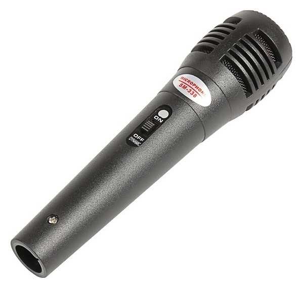 

Микрофон для караоке G-102, проводной, 1.2 м, чёрный