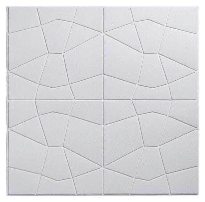 Самоклеящаяся ПВХ панель "Белая паутина" 70*70см  