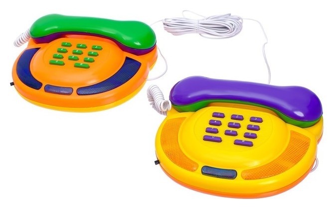 Телефон «Весёлые игры», в наборе 2 телефона