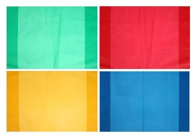 Набор обложек для тетрадей, 8 штук - 4 цвета, размер 308 х 420 мм, плотность 110 мкр, с кармашком
