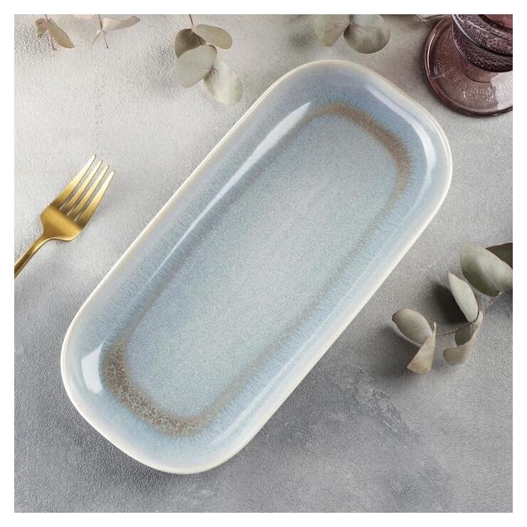 Блюдо для подачи Magistro Ocean, 30×14 см, цвет синий  Magistro