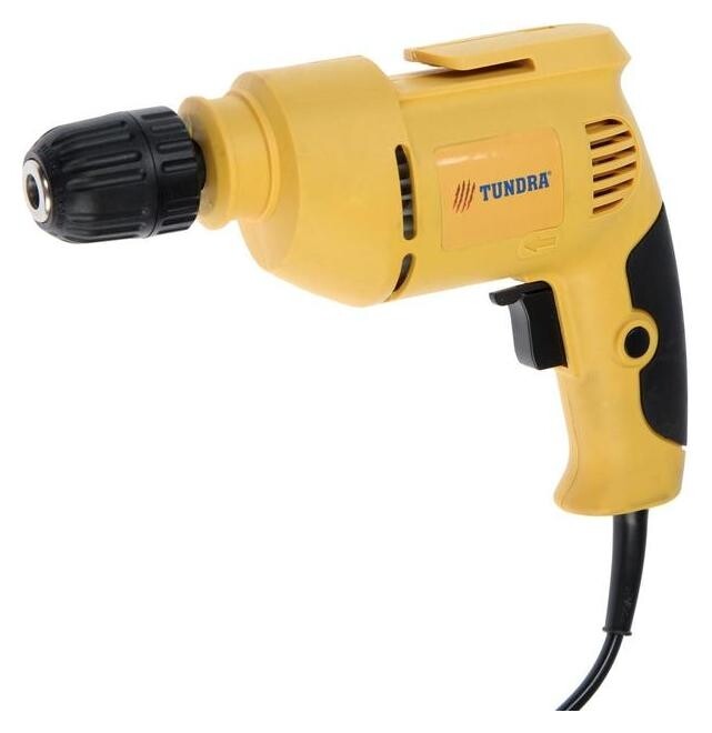 Дрель Tundra, патрон БЗ, до 10 мм, 500 Вт, 2800 об/мин Tundra