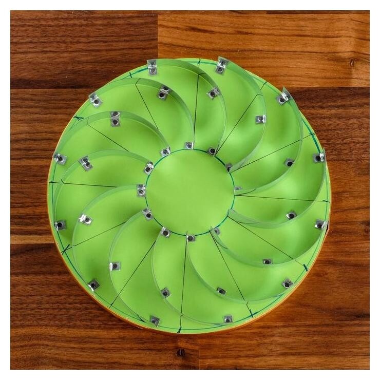 Оттиск для узбекской тандырной лепешки, 16 см, большой  Шафран