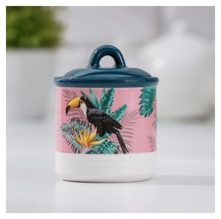 Сахарница доляна «Тропики», 150 мл, D=7,5 см  Доляна