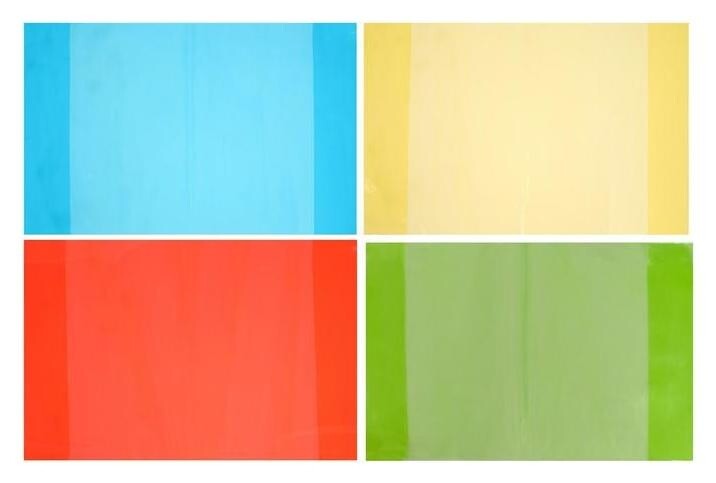 Набор обложек для тетрадей 4 штуки- 4 цвета, размер 355*213мм, плотность 20мкр  Calligrata