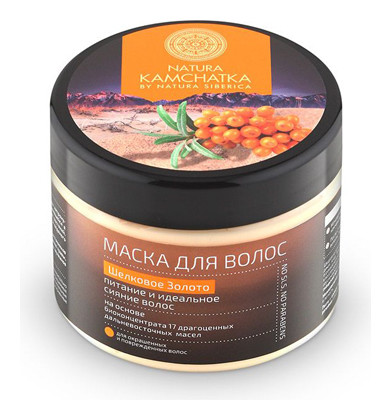 

Маска для волос "Шелковое золото", питание и идеальное сияние