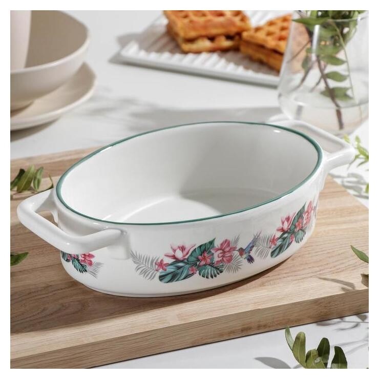 Форма для выпечки овальная доляна «Тропики», 27,5×15 см отзывы