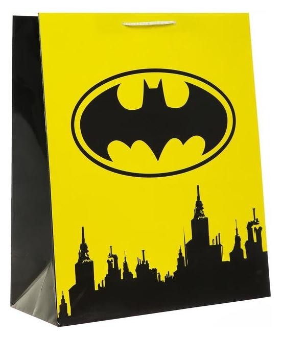 

Пакет подарочный Batman, 335х406х155 мм, цвет черно-желтый