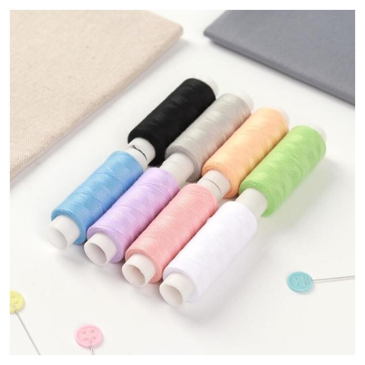 Набор ниток «Пастель», 50/2, 150 м, 8 шт, цвет разноцветный  ПНК им. Кирова