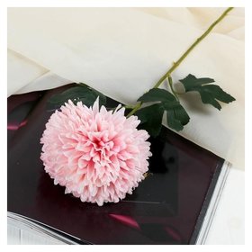 Цветы искусственные "Хризантема" 9*48 см, розовый 
