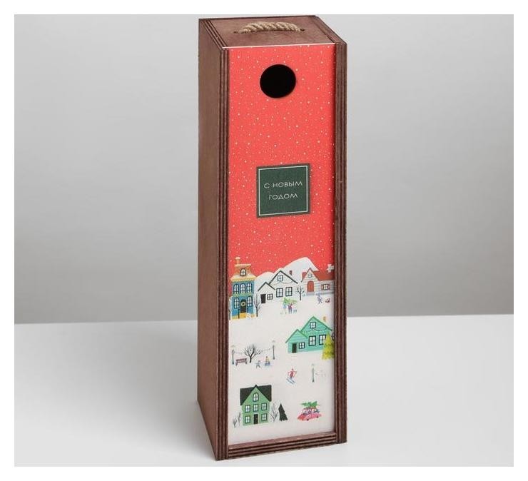 

Ящик под бутылку «Город», 11 × 33 × 11 см