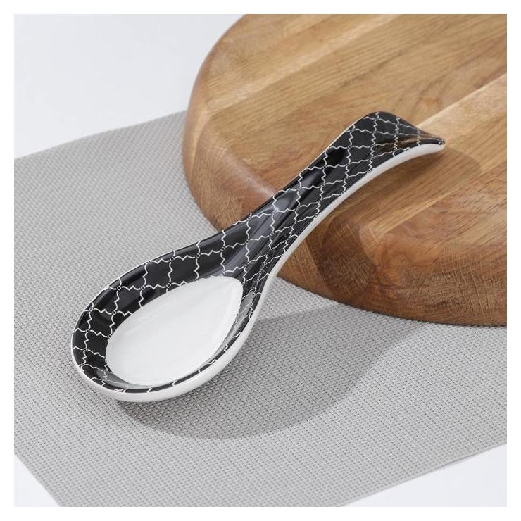 

Подставка под ложку «Марокко», ,3×7,1×2,, цвет чёрный