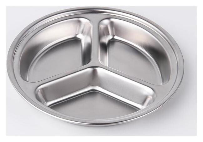 Мискa-менaжницa, D=17 см, 201 мaркa стaли, толщинa 0,8 мм  