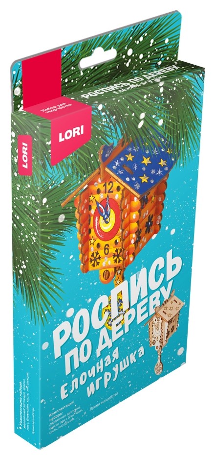 

Роспись по дереву Ёлочная игрушка Время волшебства