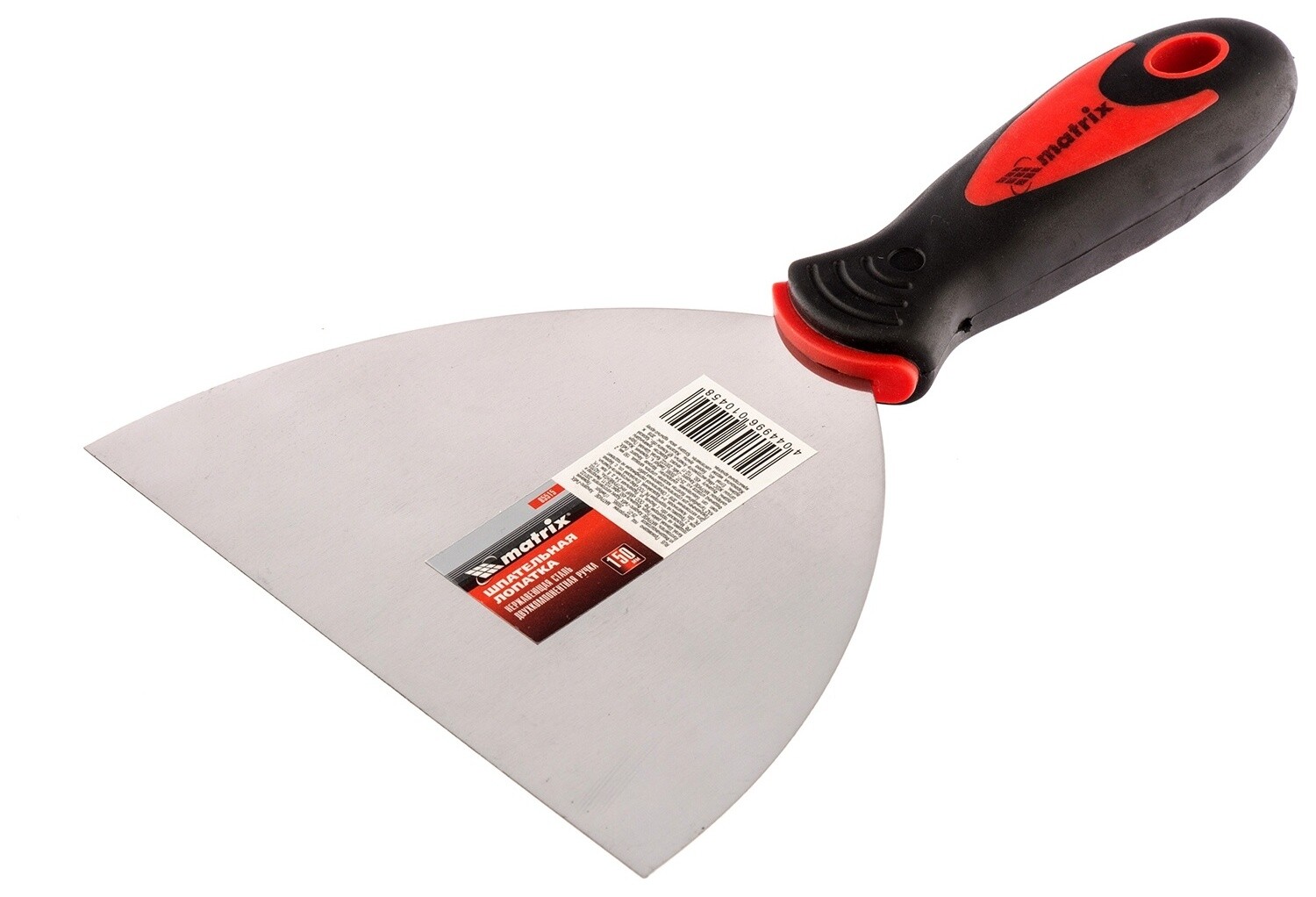 Шпательная лопатка из нержавеющей стали, 150 мм, двухкомпонентная ручка  Matrix (Матрикс)