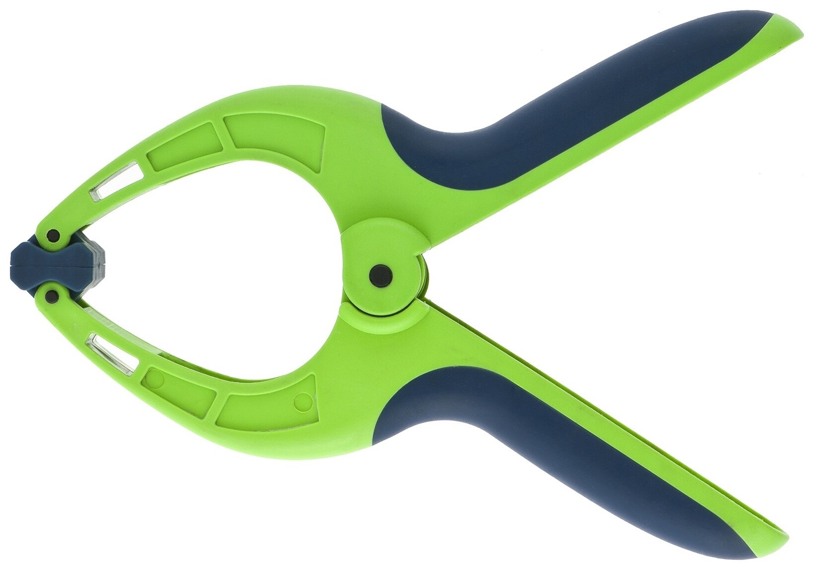 Струбцина клещеобразная 3-3/16, пластиковый корпус, двухкомпонентные рукоятки, усиленная пружина, 82 мм  Сибртех